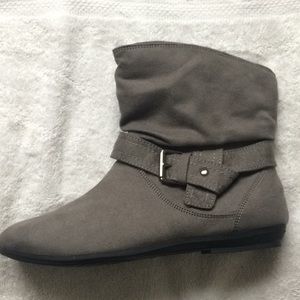 Lower East Side Suede Grey Booties